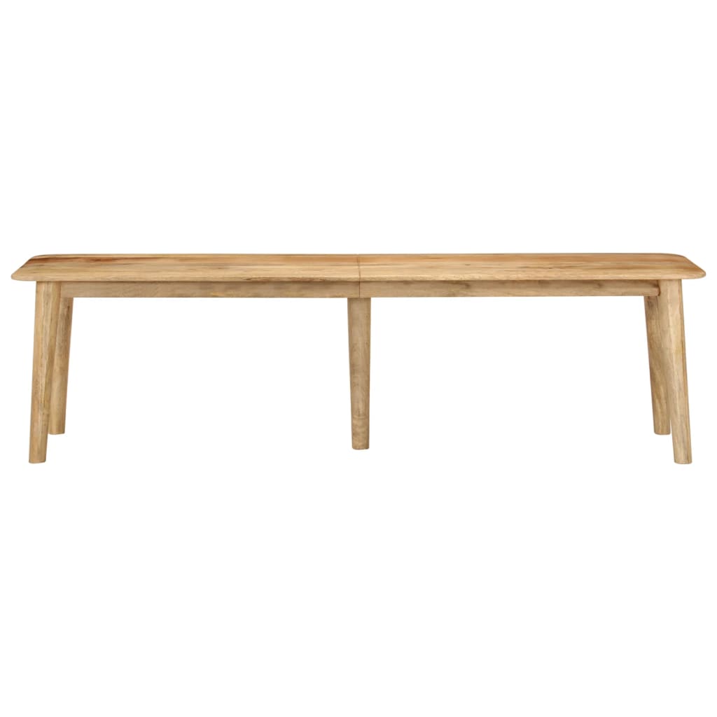 vidaXL Bench Wooden Dining Hallway Entryway Bench Furniture Solid Wood Mango