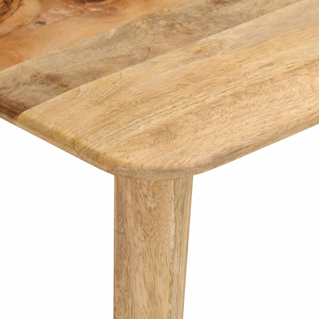 vidaXL Bench Wooden Dining Hallway Entryway Bench Furniture Solid Wood Mango