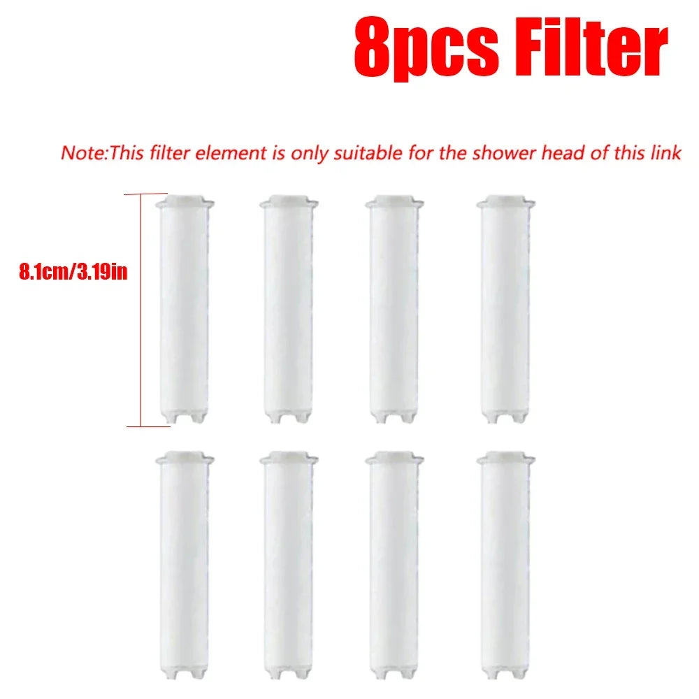 New High Pressure Water Saving Filter Shower Head 5 Modes Handheld Shower Head One Button Stop Bathroom Accessories Set