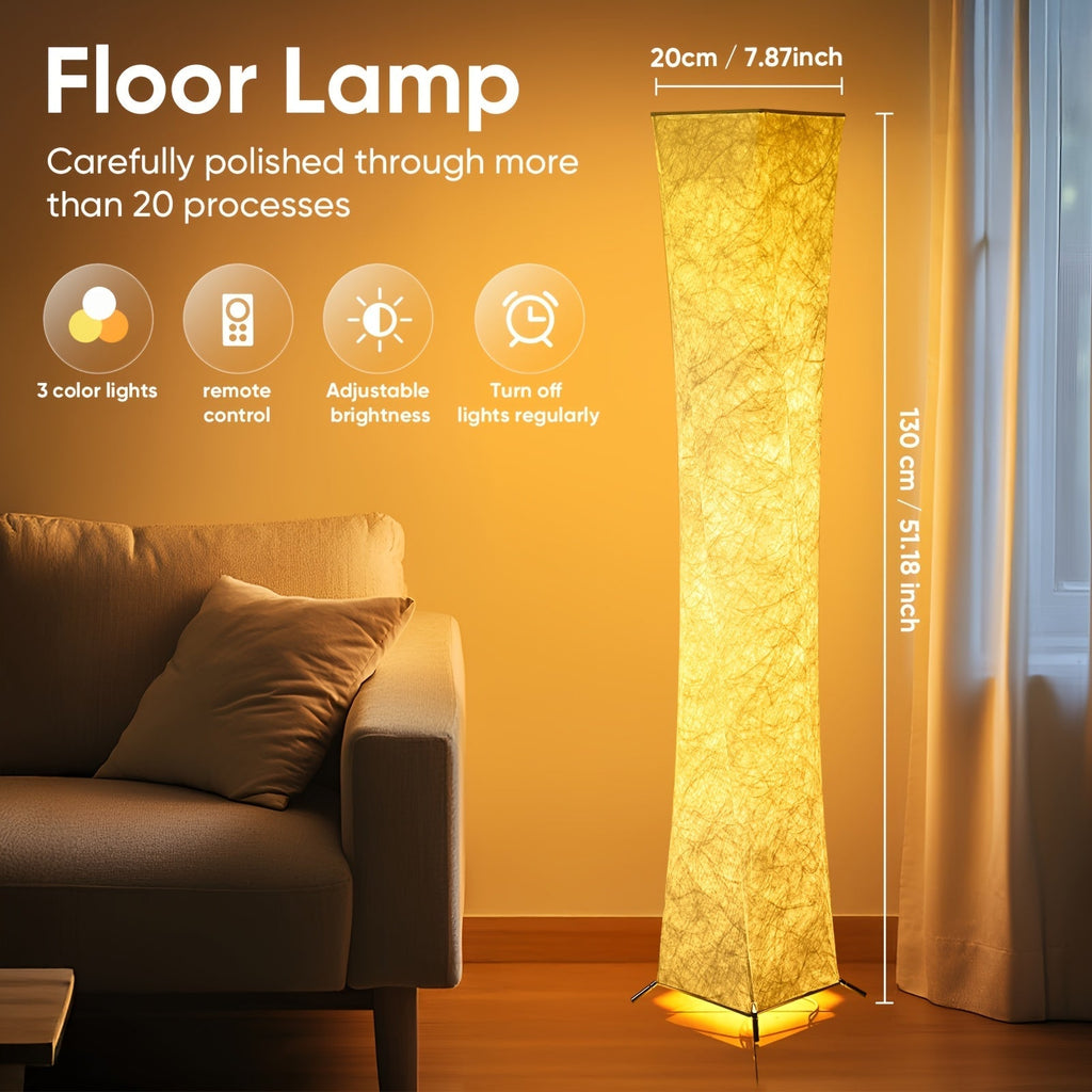 Remote Controlled LED Floor Lamp USB Powered