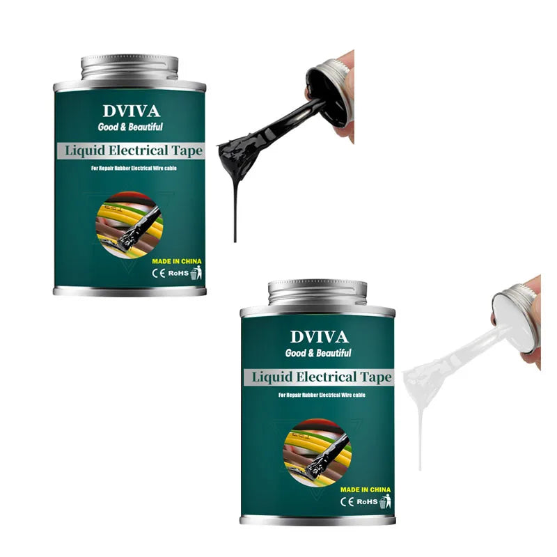 Waterproof Liquid Electrical Tape Insulating Repair Paste Fix Line Glue For Wires And Cables Home Use Quick Drying Sealant