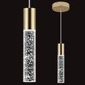 ern Pendant Light, LED Bubble Crystal Kitchen Island Lights ixtures,Mini Single Island Lights Pendant Lighting or Kitchen Island
