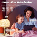 Smart Touch Control Bedside Lamp with USB Charging, Alexa Compatible, Dimmable RGB Night Light for Bedroom or Nursery