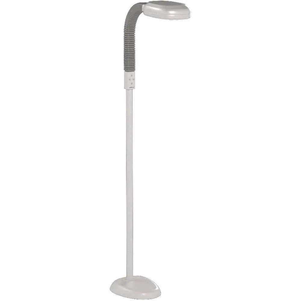 Full Spectrum LED Floor Lamp with Adjustable Brightness, Flexible Gooseneck, and Easy Controls - Great for Reducing Eye Strain a