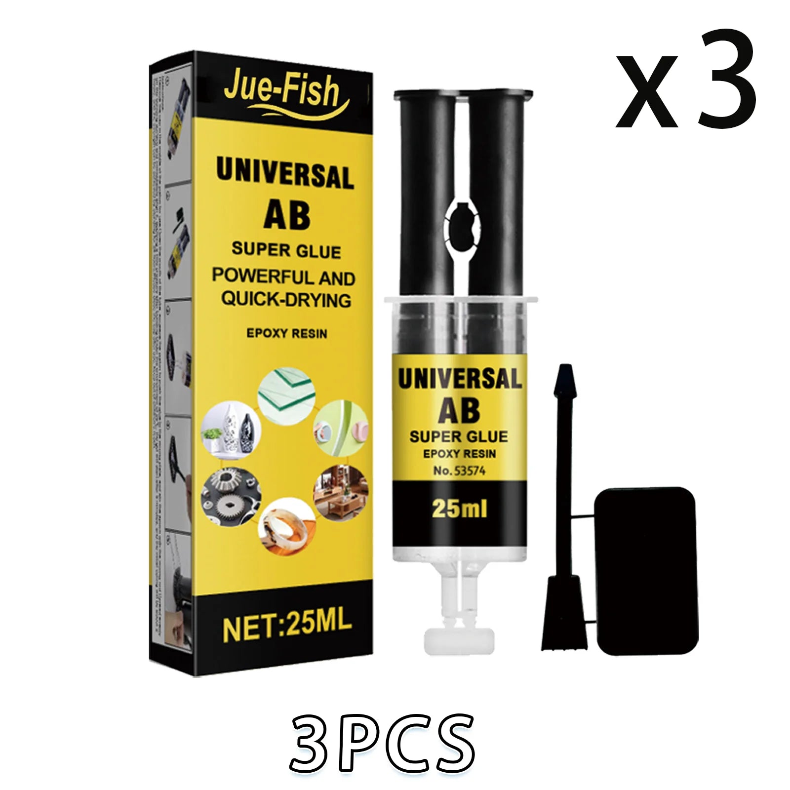 Strength Epoxy Putty AB Glue For Metal Wood Plastic Crack Repair Waterproof Heat Resistant Adhesive Quick Fix Tool