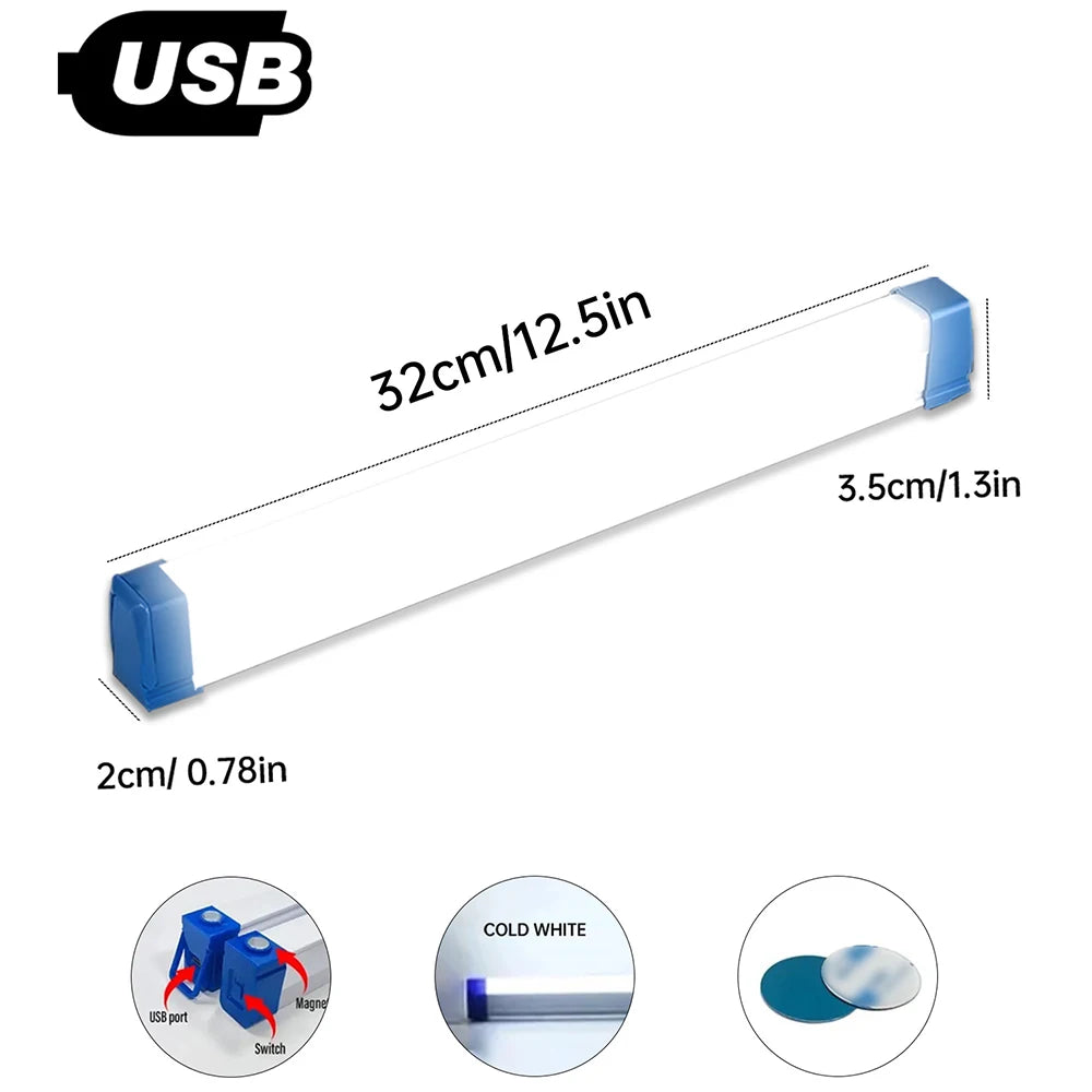 LED Motion Sensor Light Type C Rechargeable Light Wireless LED Night Light Cabinet Wardrobe Lamp Staircase Backlight For Kitchen