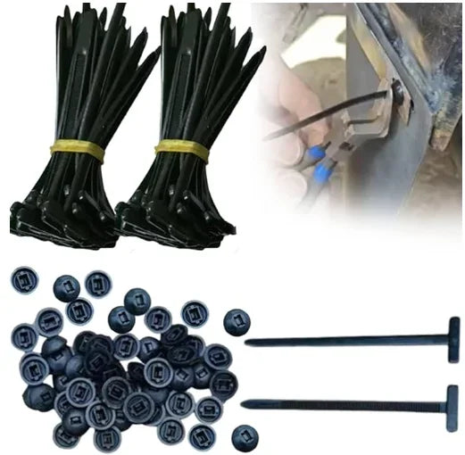 New Heavy Duty Nylon Cable Ties Universal Self Locking Zip Ties for Car Repair Daily Use Office Organization  Cable Marker