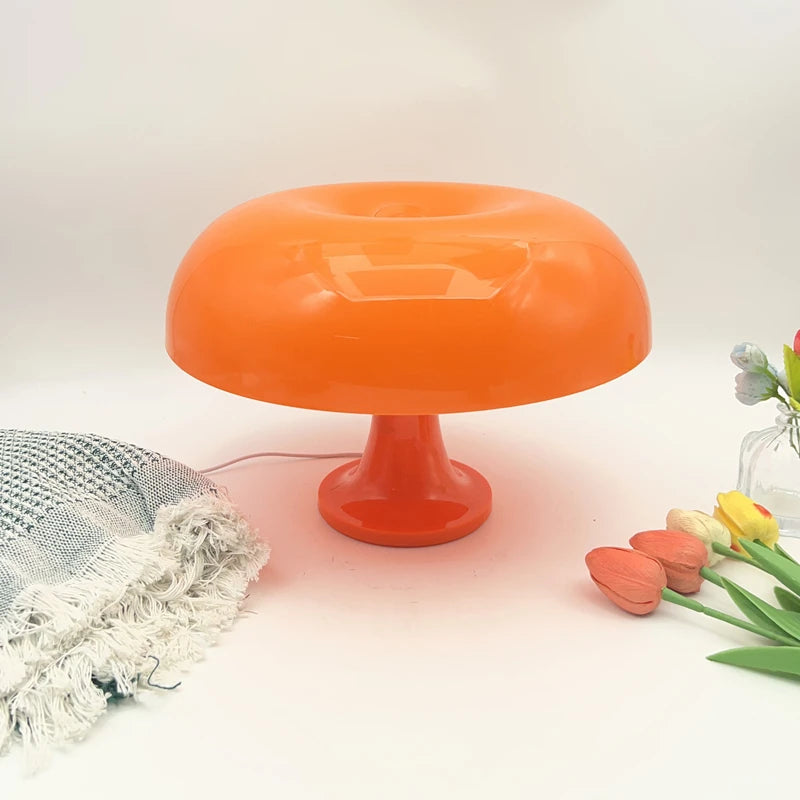 Nordic Danish Mushroom Table Lamp Creative Homestay Bedroom Study Bedside Ambient Decor Lamp