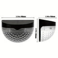 NNETM Illuminate Your Holidays: 4-Pack Solar Fence Lights for Festive Deck Decoration