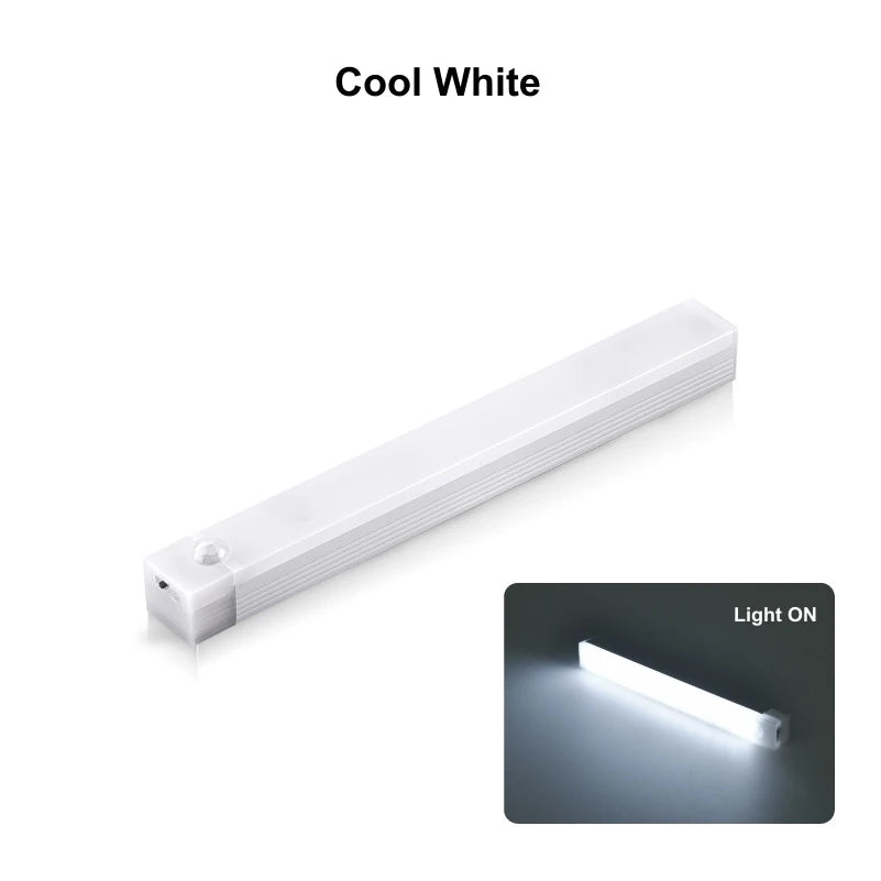 LED Bar Light Motion Sensor Night light Wireless Under Cabinet Lights For Kitchen Closet Cabinet Wardrobe Lighting Cabinet Light