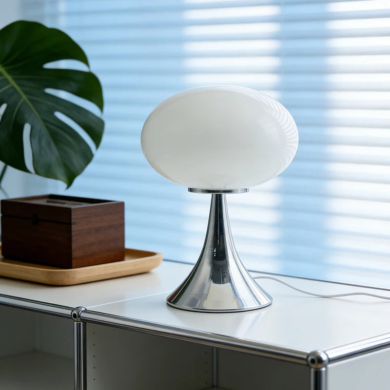 Murano Glass Donut Ins Table Lamp Nordic Minimalist Small Apartment Home Bedroom Bedside Light Luxury Ambient Decor Lamp