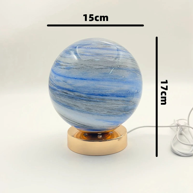 Planet Table Lamp Creative Starry Sky Moon Planet Table Lamp Still Secretly Waiting For The Universe To Say Good Night Bedroom