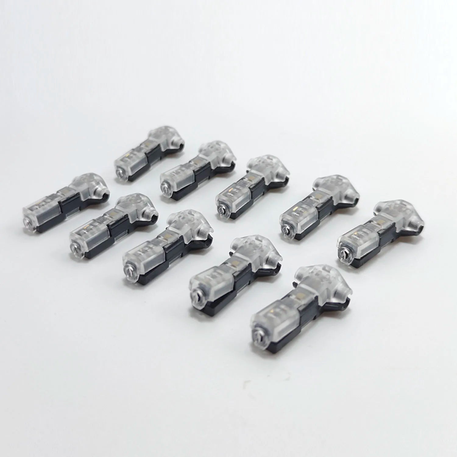 10/20/30Pcs t Type 1 Pin Low Voltage Wire Connector, Quick Solderless Wire Splice Connector, t Tap Wire Connectors, No Stripping