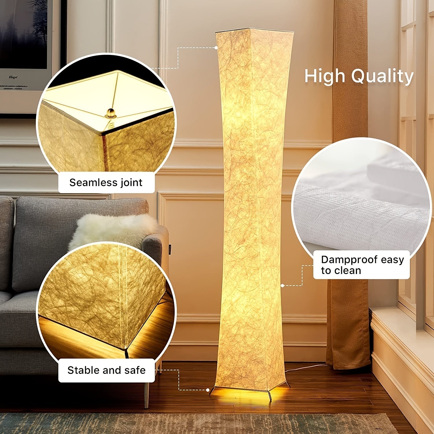 Remote Controlled LED Floor Lamp USB Powered