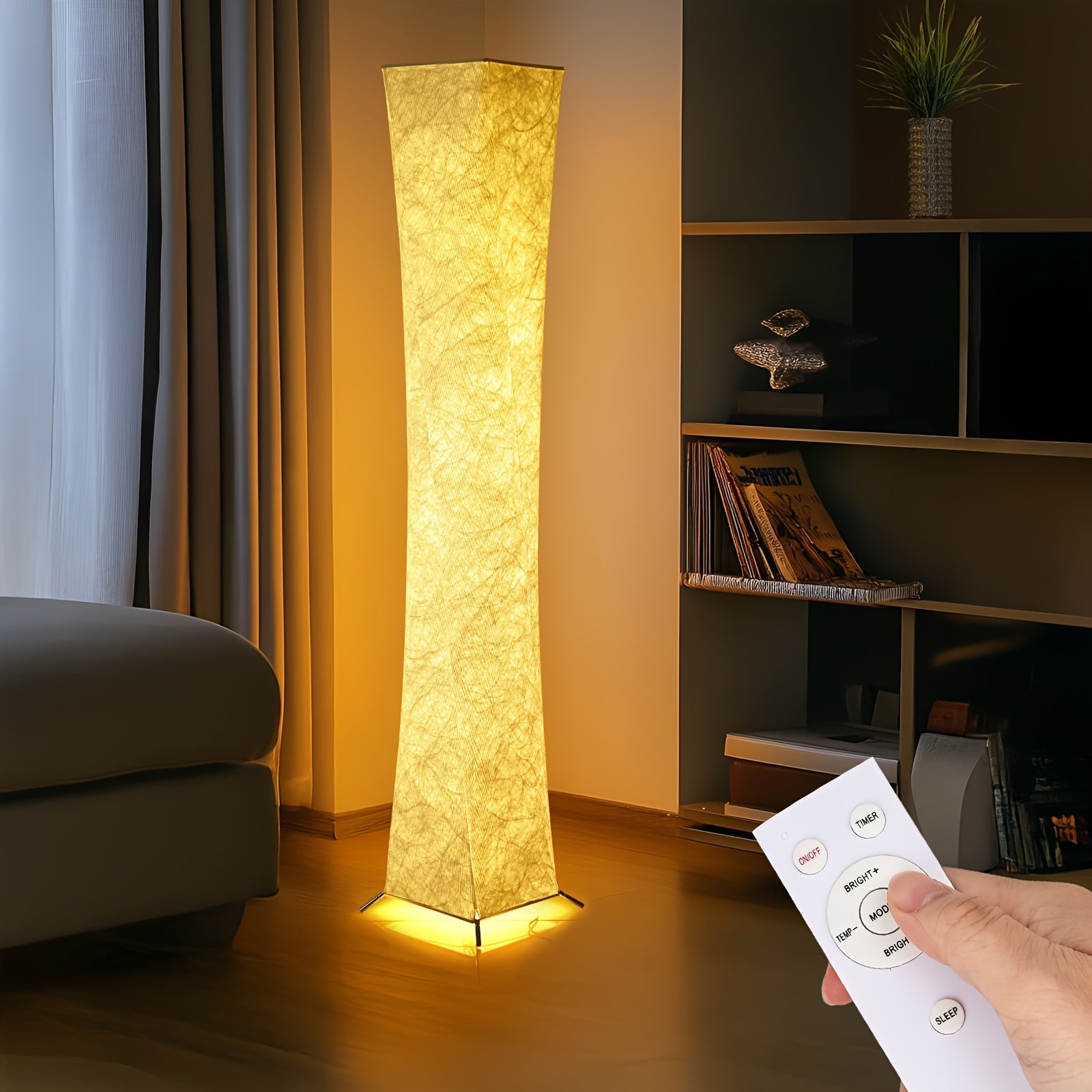 Remote Controlled LED Floor Lamp USB Powered