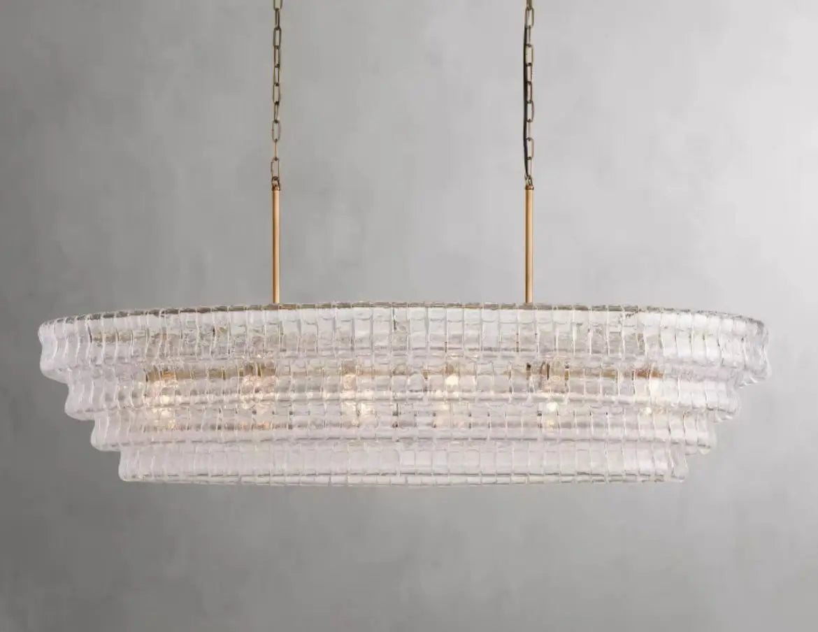 Gray Glass Ceiling Chandeliers 2026 Classic Round Hanging Lamps for Ceiling Home Decoration Lighting Gold Lustres Lamparas
