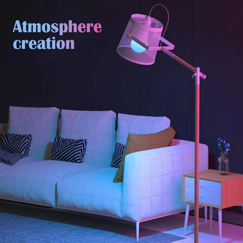 LED RGB Light Bulb AC 220V 230V E27 Bombillas LED  IR Remote Control Changeable Colorful RGBW Led Lamp Spotlight Bulb
