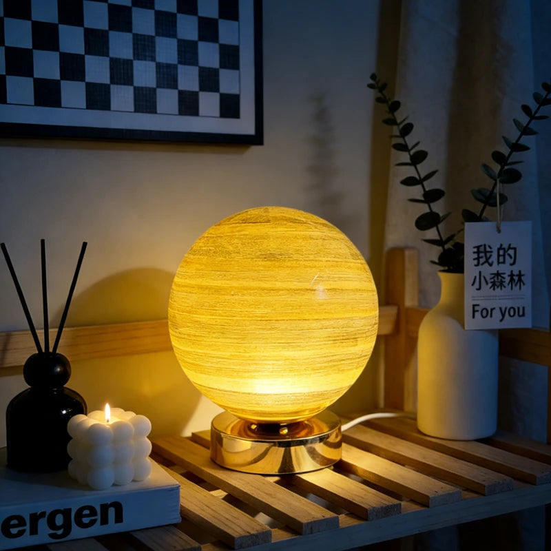 Planet Table Lamp Creative Starry Sky Moon Planet Table Lamp Still Secretly Waiting For The Universe To Say Good Night Bedroom