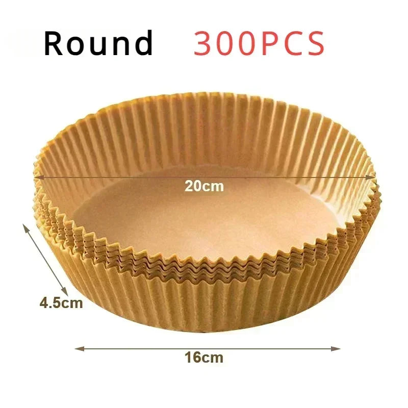 50/100pcs Square Silicone Oil Paper Mini Air Fryer Liner Suitable For Most Air Fryers Non Stick Air Fryer