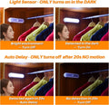 3 Pack Motion Sensor LED Lights, Battery Powered Stick-On for Closet Stairs Cabinet, Cool White