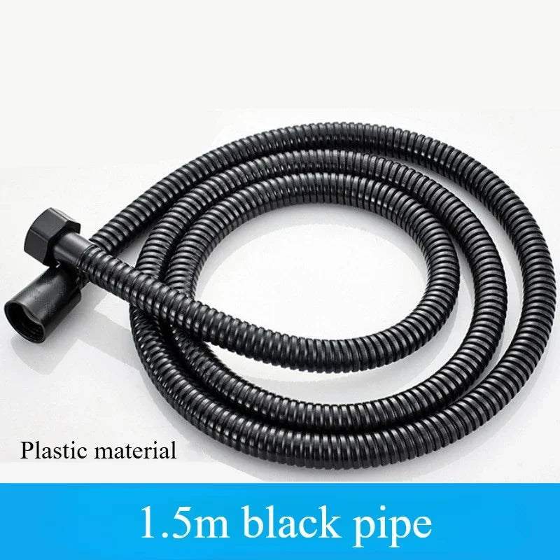 Black 5 Modes Shower Head Adjustable High Pressure Water Saving Shower Head Water Massage Shower Head Bathroom Accessories