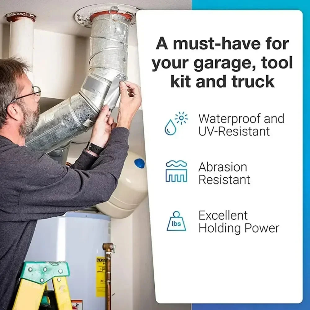 10m L × 3cm/1cm WSuper Adhesive Fabric Adhesive Tape for Carpet, Floor, Waterproof Adhesive Tape for Pipe Repair