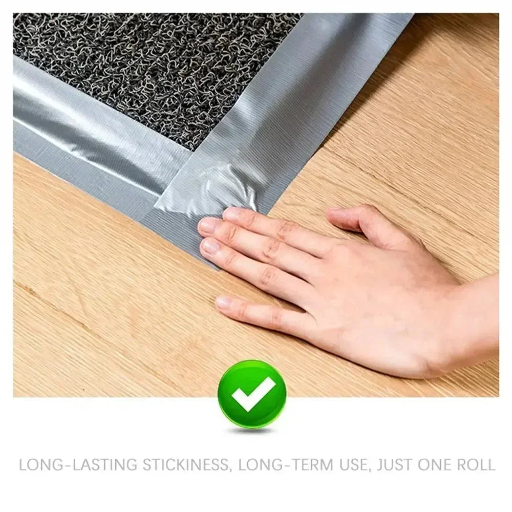 10m L × 3cm/1cm WSuper Adhesive Fabric Adhesive Tape for Carpet, Floor, Waterproof Adhesive Tape for Pipe Repair