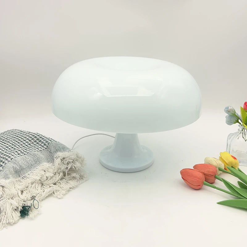 Nordic Danish Mushroom Table Lamp Creative Homestay Bedroom Study Bedside Ambient Decor Lamp