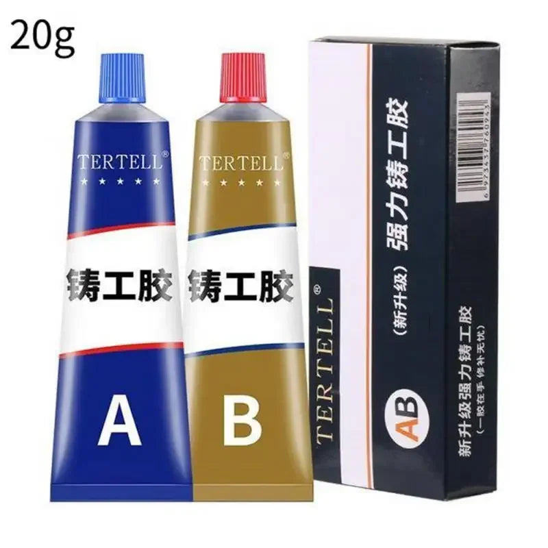 ZEXEF High Temperature Glue for Metal Welding Strength Repair Resistant Magic AB a Plastic Wood B Adhesive Purpose Bi Component