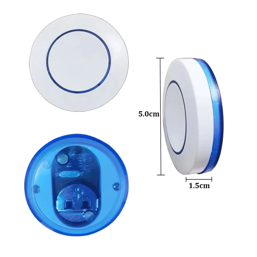 RF 433MHz Wireless Light Switch Mini Round Button Wall Panel Switch Remote Control 220V 110V 10A Relay Controller For LED Lamp