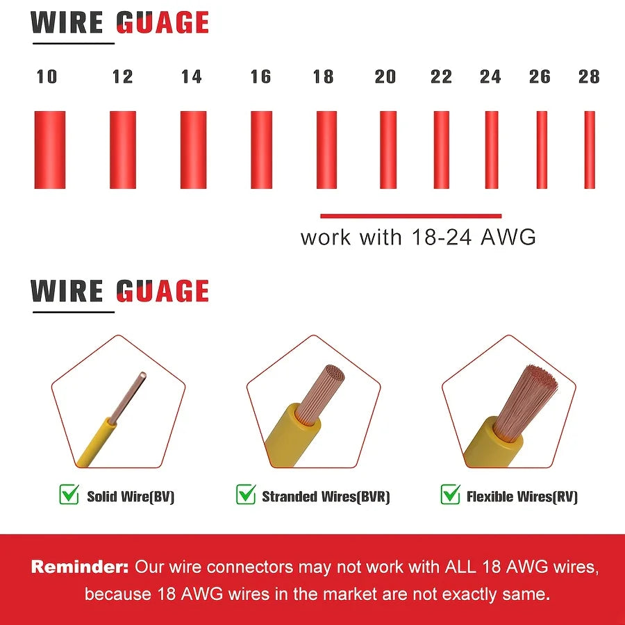 10/20/30Pcs t Type 1 Pin Low Voltage Wire Connector, Quick Solderless Wire Splice Connector, t Tap Wire Connectors, No Stripping