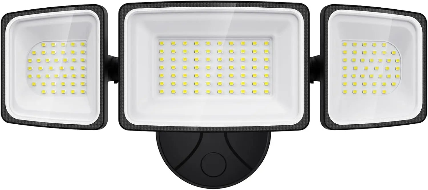 130W LED Flood Light, 13000LM Outdoor Security Lighting with IP65 Waterproof, Adjustable Heads for Garage and Yard