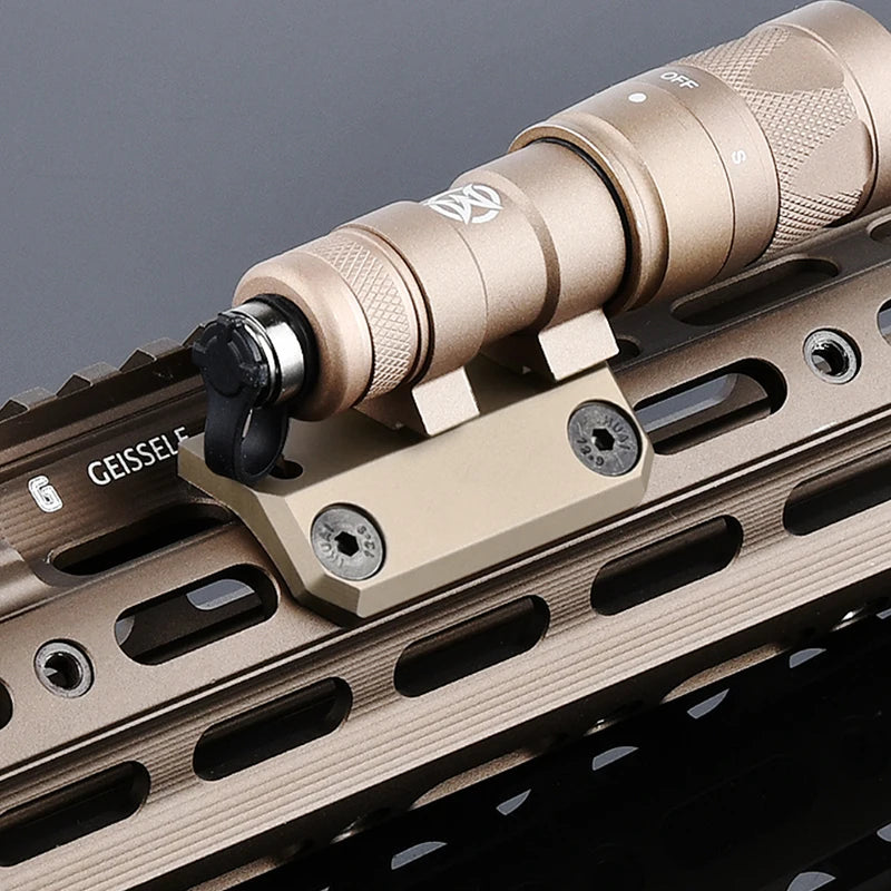 Tactical Surefire M300 M600 Offset Scout Mount Fit SMR Rail Base Airsoft PLH V2 350 Flashlight Mount