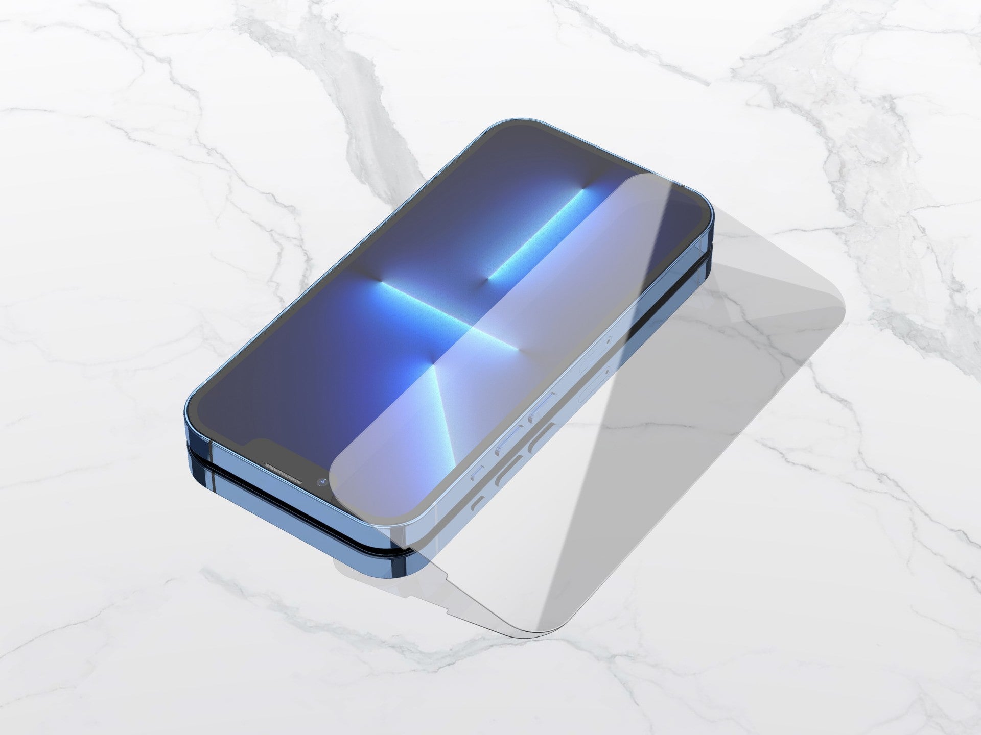 Techancy Película de Vidro Temperado  para iPhone 14 Pro KW1700 , 0.33MM, Anti-riscos, Alta Transparência, Fácil Aplicação