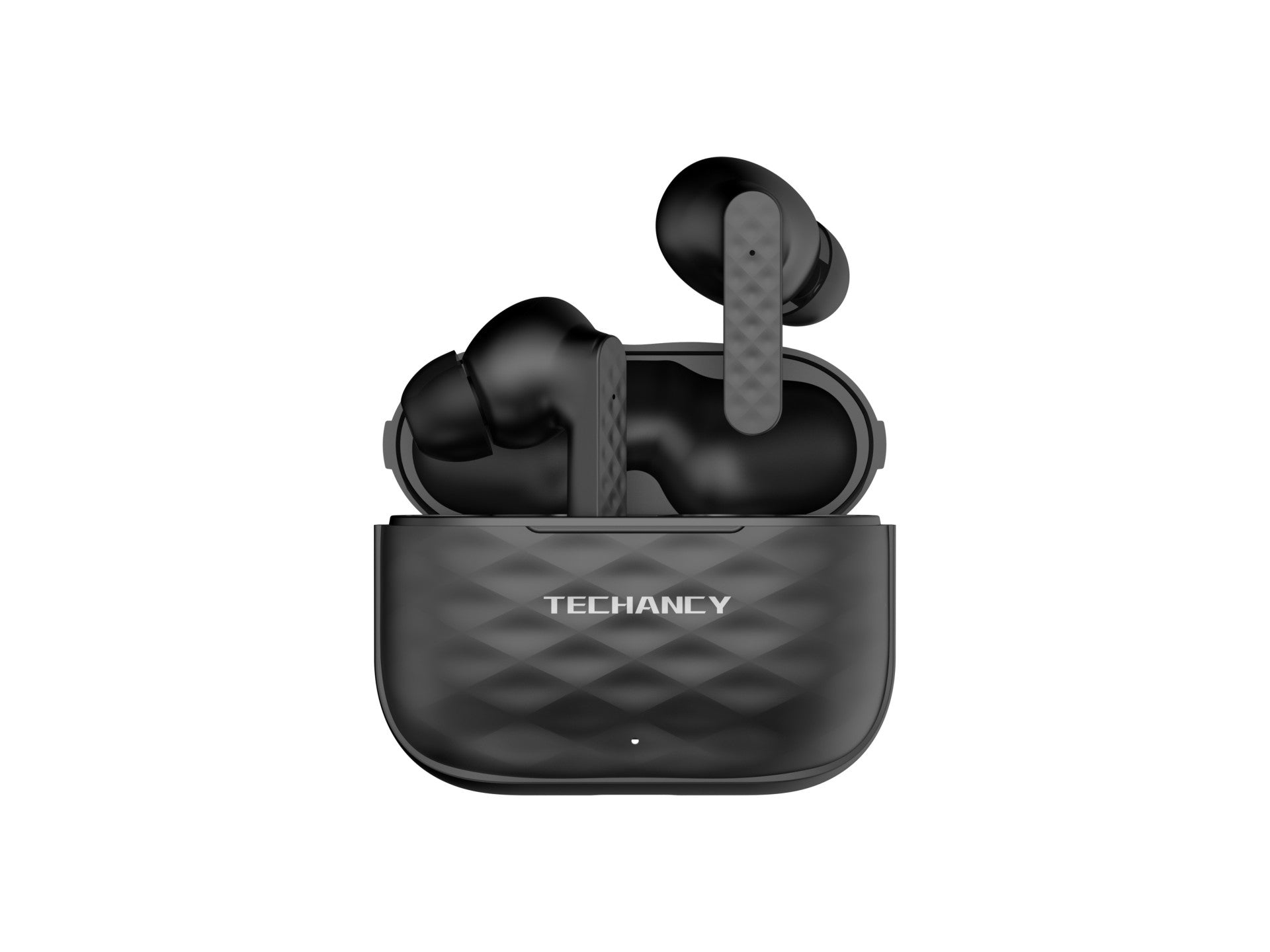 Techancy Auscultadores Sem Fios Pretos, KP2705, Ligação Estéreo Sem Fios De 10 M, Reprodução De Música Durante 3-4 Horas