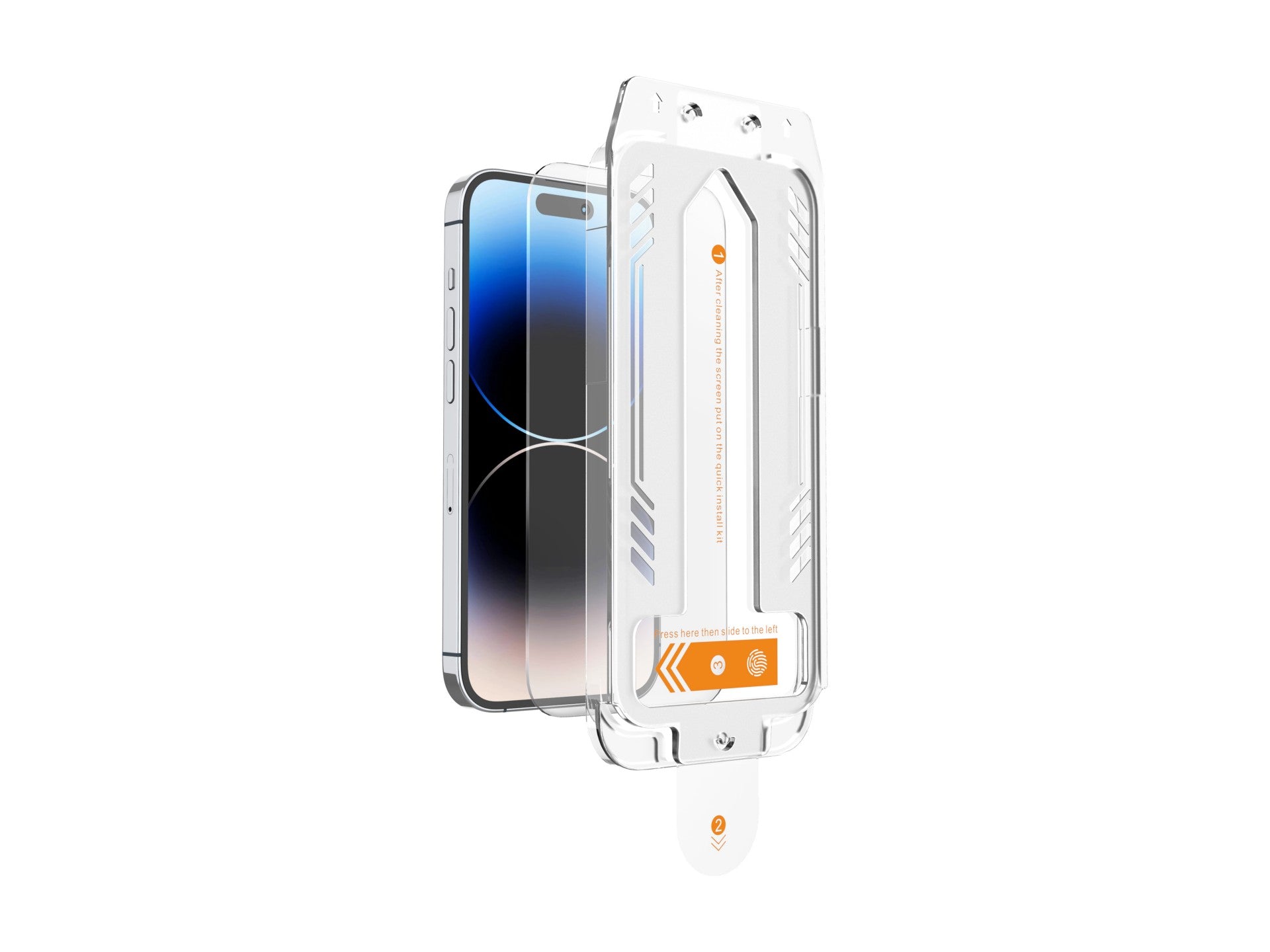 Techancy Protetor De Ecrã De Vidro Temperado KS2202, Compatível Com O Iphone 16 Pro, Fornecido Com Caixa De Instalação Rápida